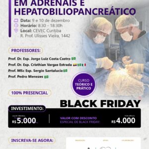 CURSO DE CIRURGIAS EM ADRENAIS E HEPATOBILIOPANCREATICO